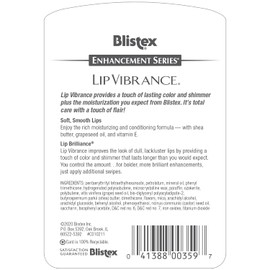 2 Pk Blistex Lip Vibrance Lip Protectant, (Built-in Mirror)