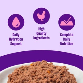 Wellness Complete Health Pate Adult Wet Cat Food, Natural, Protein-Rich, Grain-Free, 3 Ounce, 24 Pack, (Chicken & Herring)