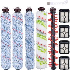 10PCS Vacuum Filter Replacement Kit for Bissell Crosswave,Multi-Surface Pet Brush Roll,Area Rug Brush Roll,2 Multi-Surface 1868 Brush Roll,Wood Floor Brush Roll,4 Vacuum Filter,Filter Cleaning Brush