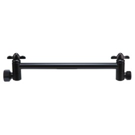 8" Shower Arm Extension, Adjustable Height and Angle Oil Rubbed Bronze Finish - By PlumbUSA