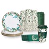 Papyrus Disposable Tabletop Plates Set - Elegant and Sturdy Plates
