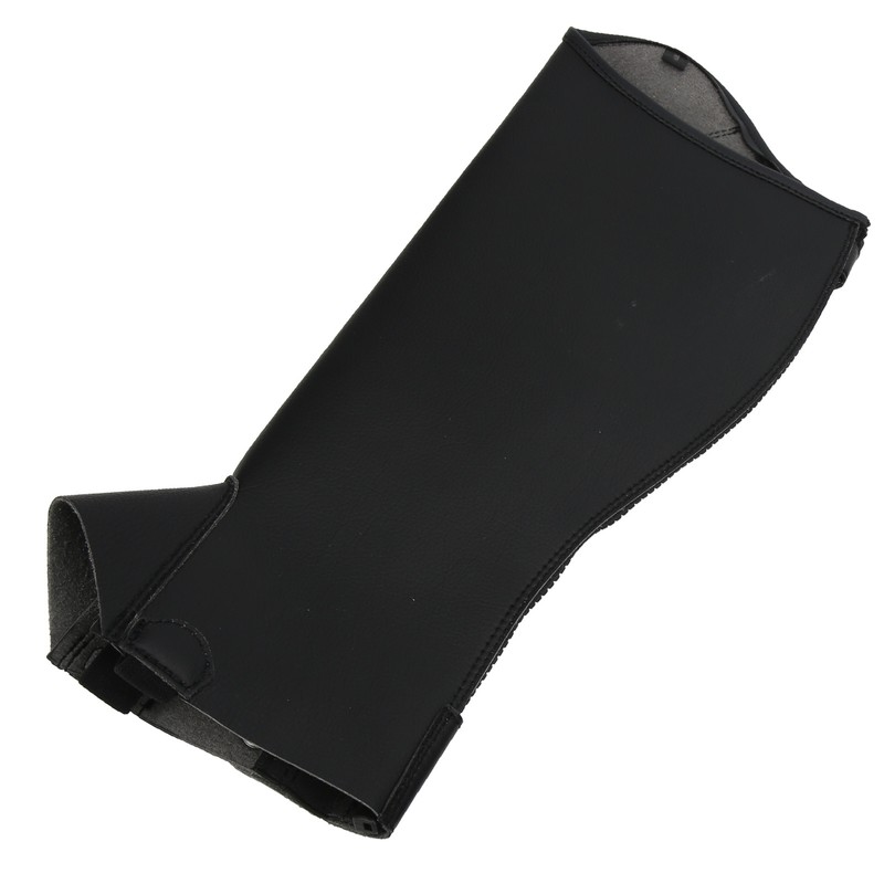 Super Fiber PU Leather Half Chap Horse Riding Body Protector