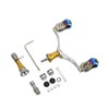 Spinning Double Reel Handle Aluminum Alloy Fishing Rocker Handle DIY