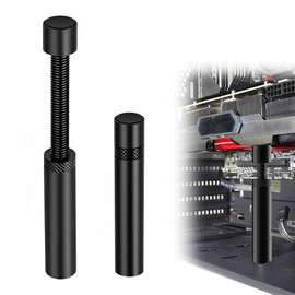 74 mm - 120 mm Height Adjustable GPU Support Black Graphics Card Holder Graphics Cards Support GPU Holder Stable Support Includes Nut Lock Complete Aluminium