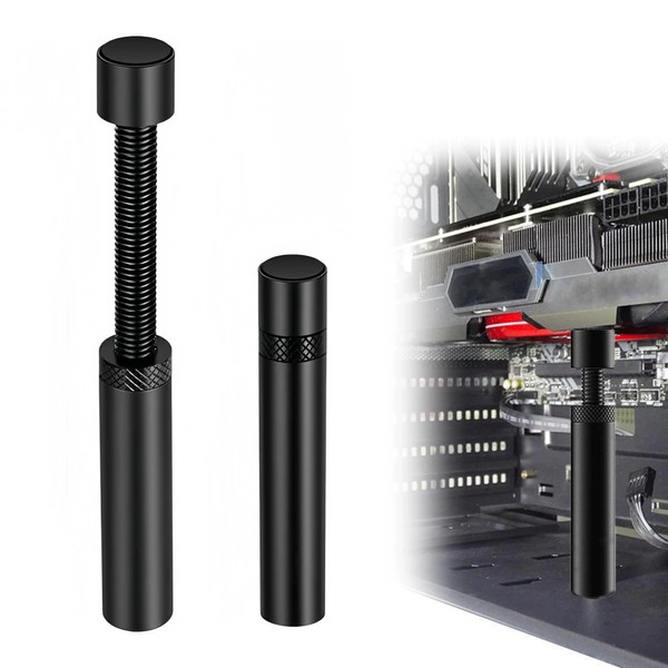 74 mm - 120 mm Height Adjustable GPU Support Black