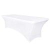 Obstal 4ft Stretch Spandex Table Cover for Standard Folding Tables
