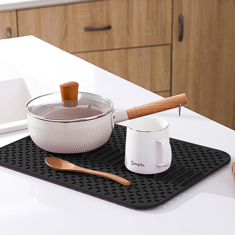 IDOMISMR Kitchen Sink Protector Mat - Protector for Kitchen and