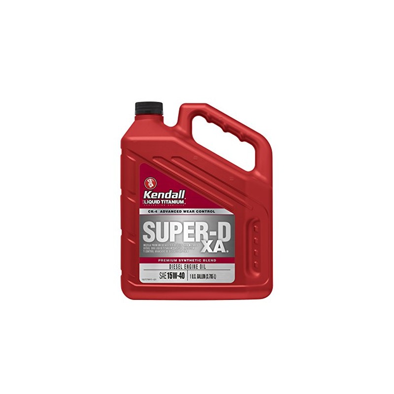 Kendall 1077886 Diesel Engine Oil (Super-D XA Premium Synthetic Blend