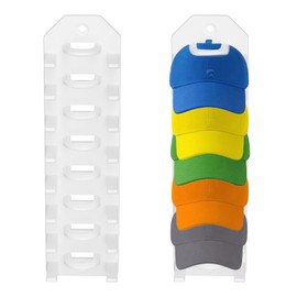 Cap Halterung Wand,Selbstklebende Huthaken,Multifunktionaler Huthalter,Baseball Cap Halter für Aufbewahrung von Hüten(Weiß)
