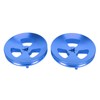 1 Pair 1/4 Inch NAB Hub Optical Shaft Adapter Aluminum