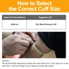 Extra Large Blood Pressure Cuff for Big Arms, XXL Bp
