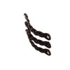 Brute Strength - Leather Drawer Pulls - Braided Black -