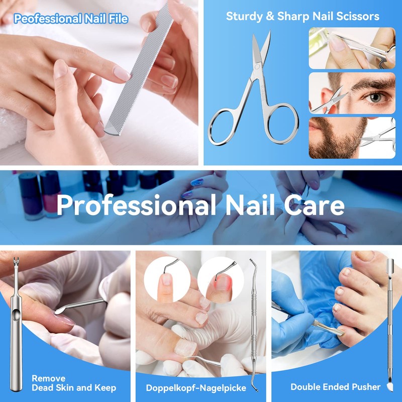 Toenail Clippers for Seniors Thick Toenails, Sharp Toe Nail Clippers