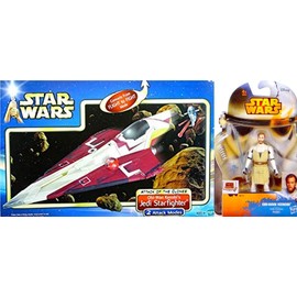 Hasbro Attack of The Clones OBI Wan Kenobi'S Jedi Starfighter Star Fighter