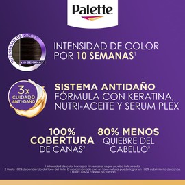 Palette Tinte para cabello color creme, castano avellana 5-63