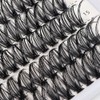 280Pcs Lash Clusters - D Curl Extensions Individual Lashes Mix