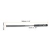 sourcing map 20pcs Second Cut Steel Flat Needle File with