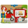 Lena 65836 Hammer Game Fire Brigade Nail Game with 38