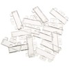 5 Star Tabs Plastic For Suspension Files Clear [Pack of