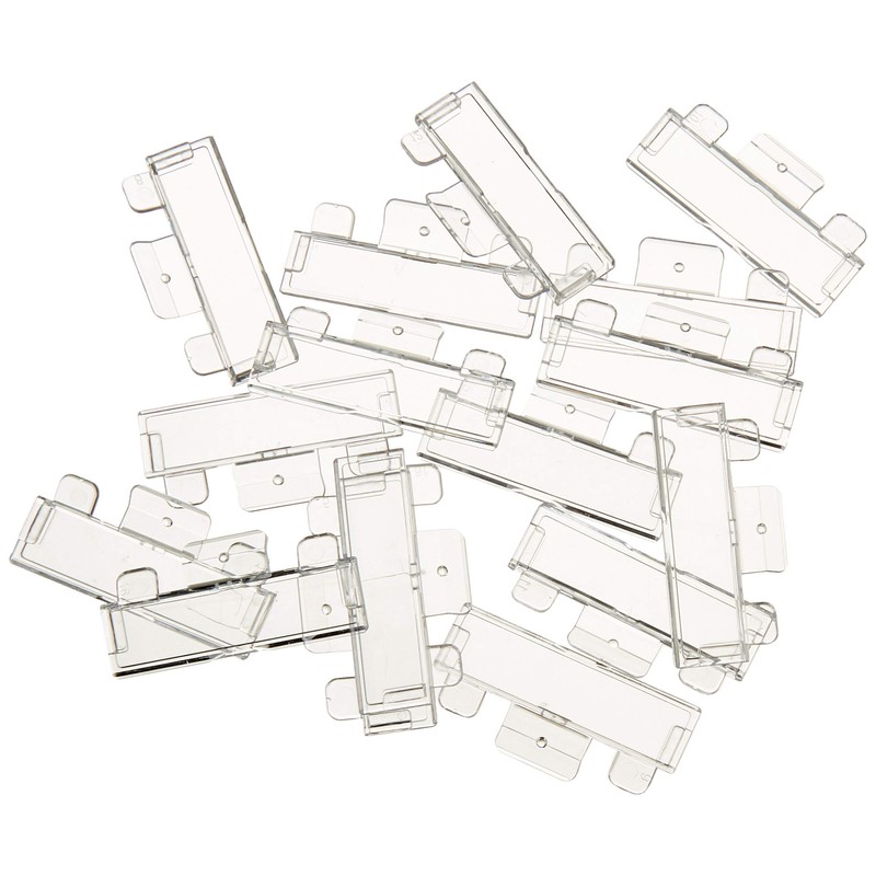 5 Star Tabs Plastic For Suspension Files Clear [Pack of