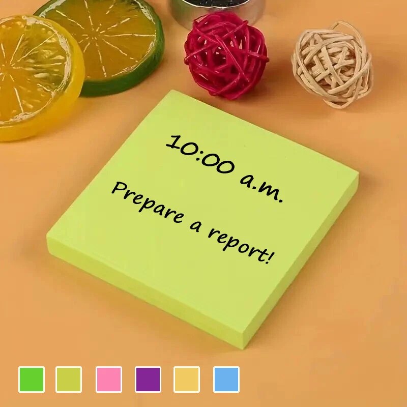 300pcs Post It Notes Pop-Up, Sticky Notes 6-Color Bright School/Office