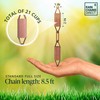 Rain Chains Direct - Manicotti Rain Chain - 8.5 FT