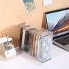TOLIDA Clear Plastic Phone Cases Storage Box with Lid -