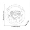 Oshhni Simulation Steering Wheel Kids Driving Simulator Toy Simulated Driving
