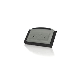 Detail Factory - Pet Hair Card - Perfect for Easily Removing Pet Hair from Automotive Carpet and Upholstery; Ergonomic Design; Durable Long lasting Rubber Edge; Professional Grade (Grey & Black)