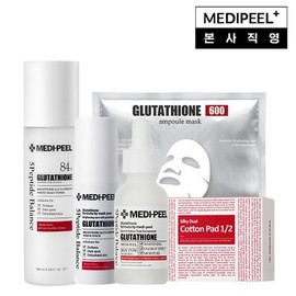 Glutathione White Toner + Ampoule + Stick + Mask + Cotton Pads / 글루타치온 화이트 토너+앰플+스틱+마스크+화장솜