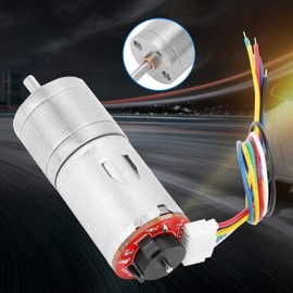 Encoder Gear Motor, DC 24V Gear Motor Speed Reduction Motor for Robot RC Car DIY Engine Toy(500) Tools