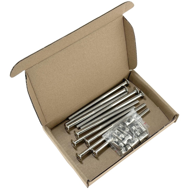 10 Sets of Furniture Connector Bolts and Barrel Nuts,Bed Bolt