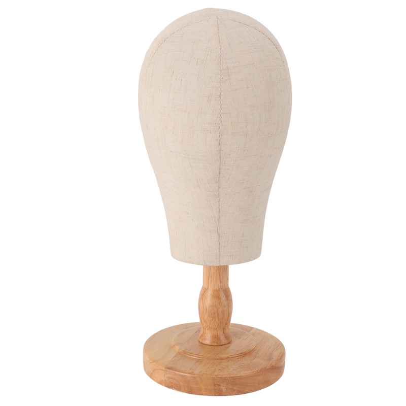 Wig Head Stand Non Woven Fabric Mannequin Head Hat Display