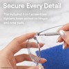 Glasses Tightening Kit, Eyeglass Frame Adjustment Tool with 3-in-1 Screwdriver,