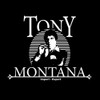 Cool retro t-shirt for men TONI MONTANA logo size M