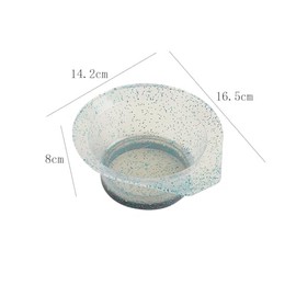 lasenersm 3 Pieces Hair Color Bowl Glitter Hair Dye Bowl Hair Color Mixing Bowl Plastic Color Mixing Tint Bowl Round Applicator Bowl Hair Dyeing Color