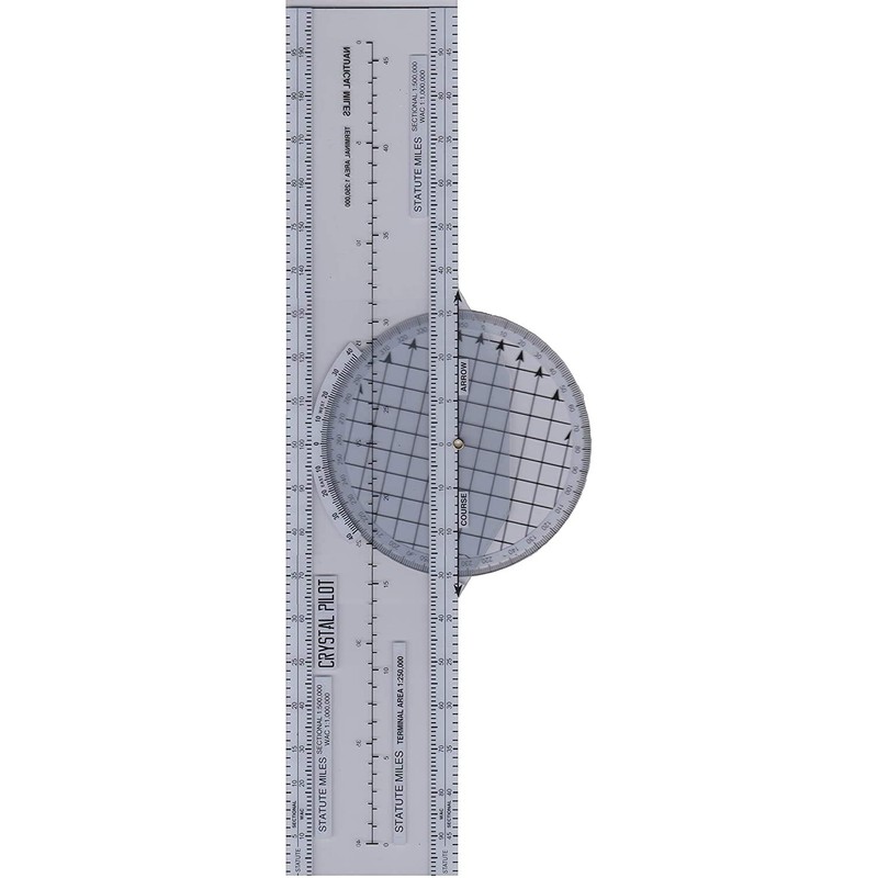 Crystal Pilot VFR and IFR Placard (Medium with Rotating Plotter)