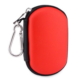 Wolven Universial Portable Waterproof Shockproof Electronic Accessories Organizer Holder/USB Flash Drive Case Bag - Red