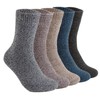 Josnown 5 Pairs Wool Socks Mens, Thick Warm Winter Thermal