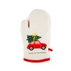 Excelsa Ready for Christmas Oven Glove, One Size, 100% Cotton