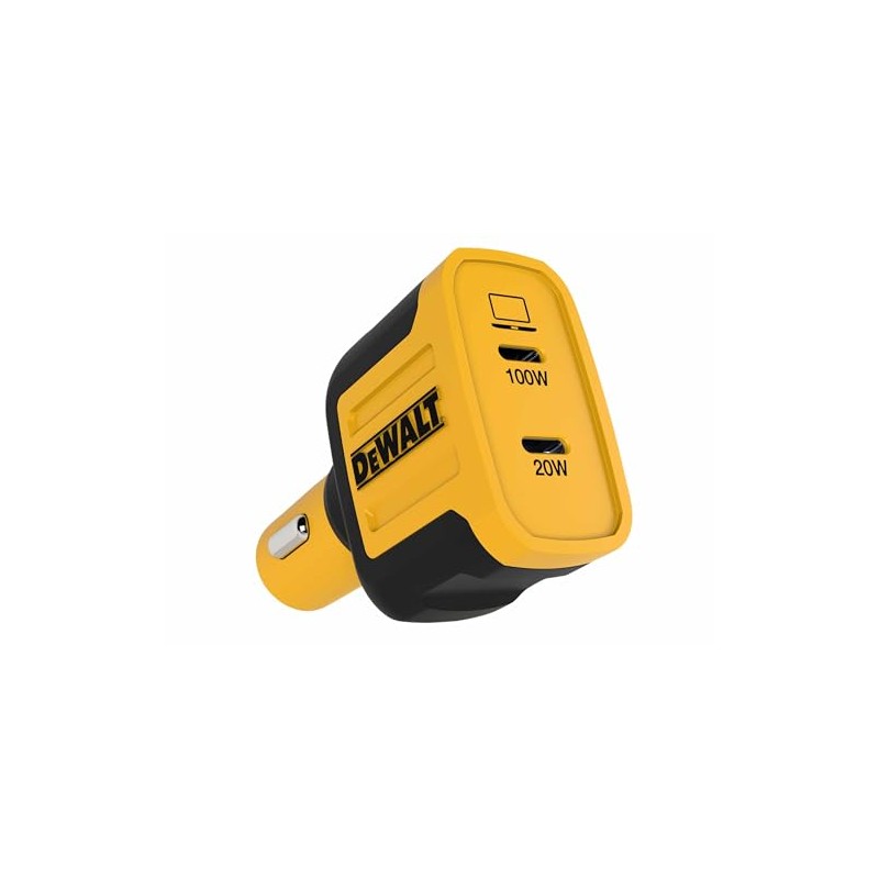 DEWALT 120W 2-PORT PPS PD CAR CHARGER