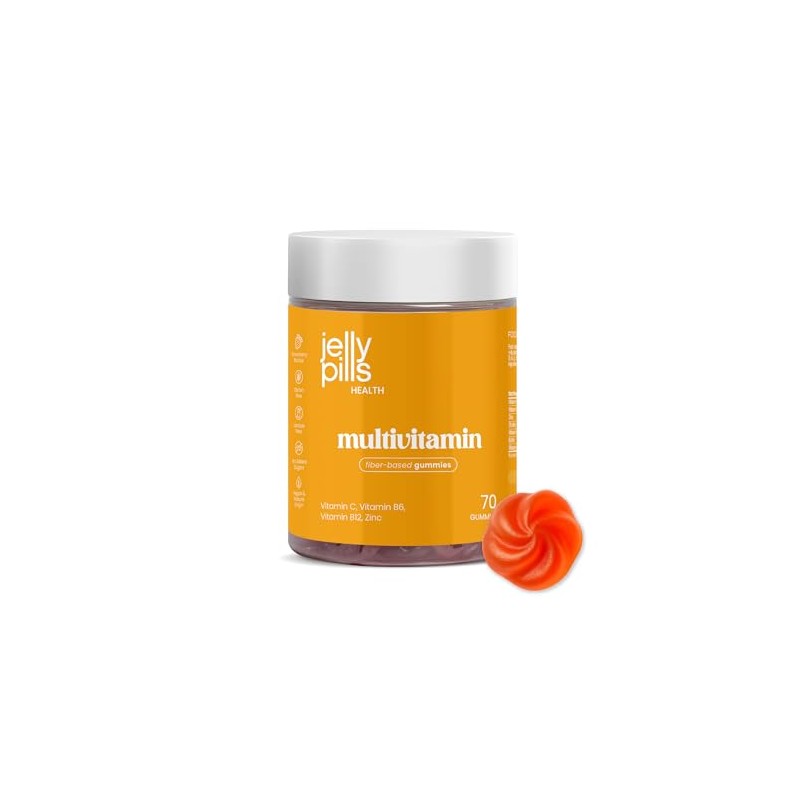 Jelly Pills Multivitamin Gummies for Adults - with Vitamins A,