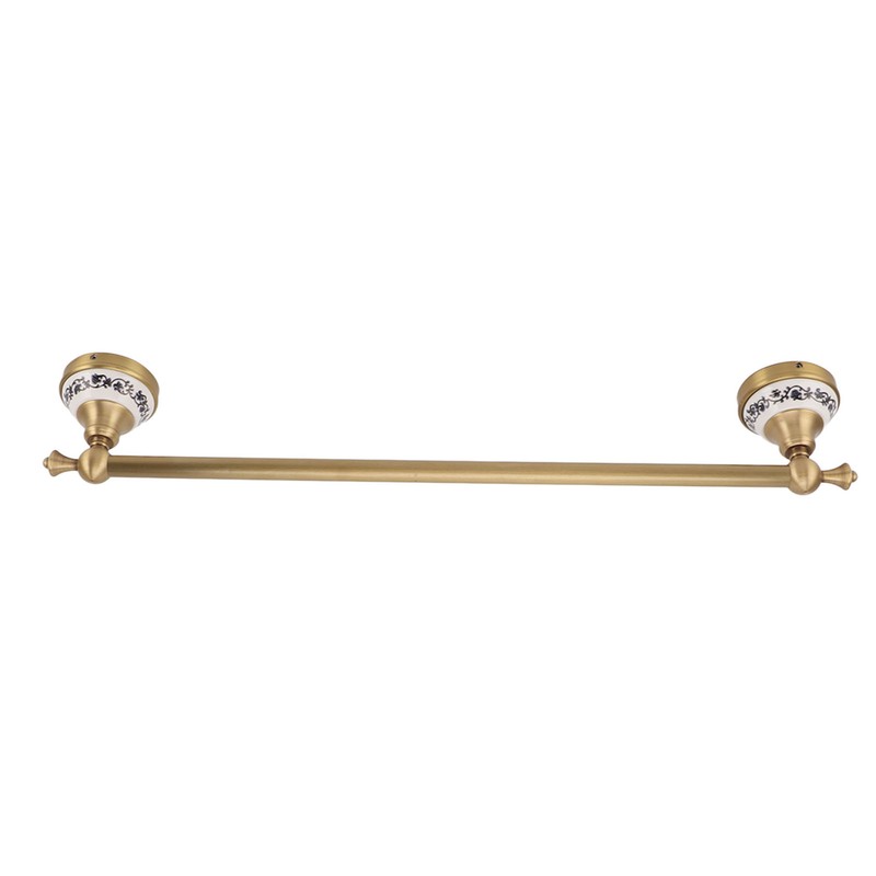 Towel Bar European Style Single Rod Hanging Bath Towel Holder