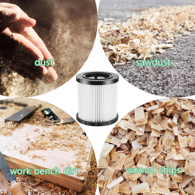DCV5801H Hepa Replacement Filter Compatible with DeWalt DCV580 DCV581H Wet