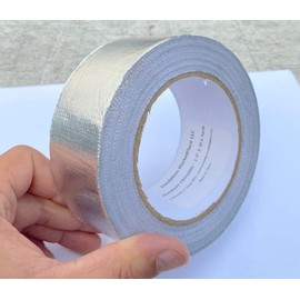 INSULATION MARKETPLACE - Heavy Duty Reflective Foil Tape - Multi Purposes, Perfect for HVAC, Sealing & Patching Reflective Insulation and Hot & Cold Air Ducts- 2 inch x 30.6 Yard - Aluminum Fiberglass