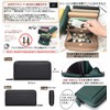 CHAMESH Women's Long Wallet, Genuine Leather, Garcon, Coin Through, Skimming,