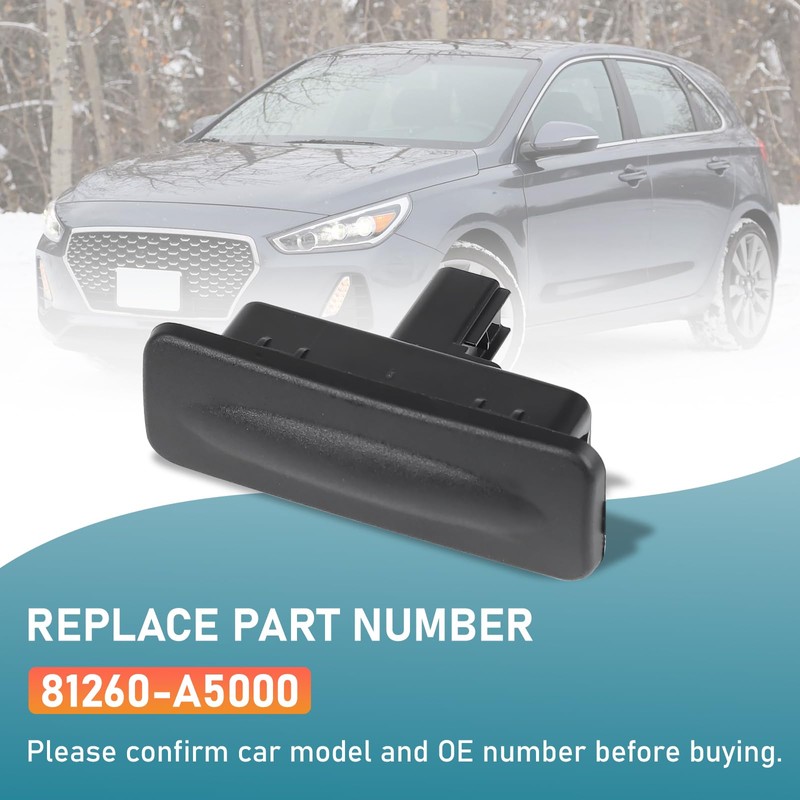 81260-A5000 Trunk Tailgate Handle Release Switch Compatible with Hyundai Elantra