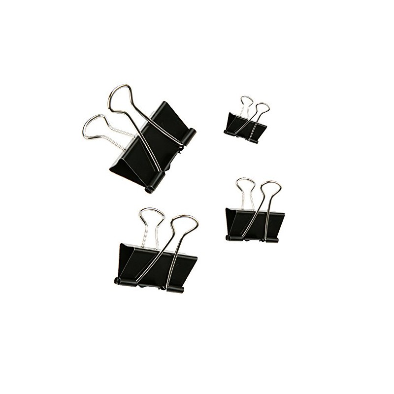 SBS® Binder Clips, 19 mm, Pack of 30, Metal Clips,