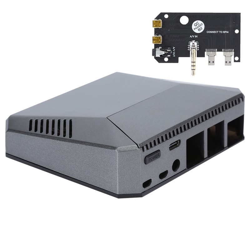 For Raspberry Pi 4B Case Mini Computer Aluminum Alloy Shell