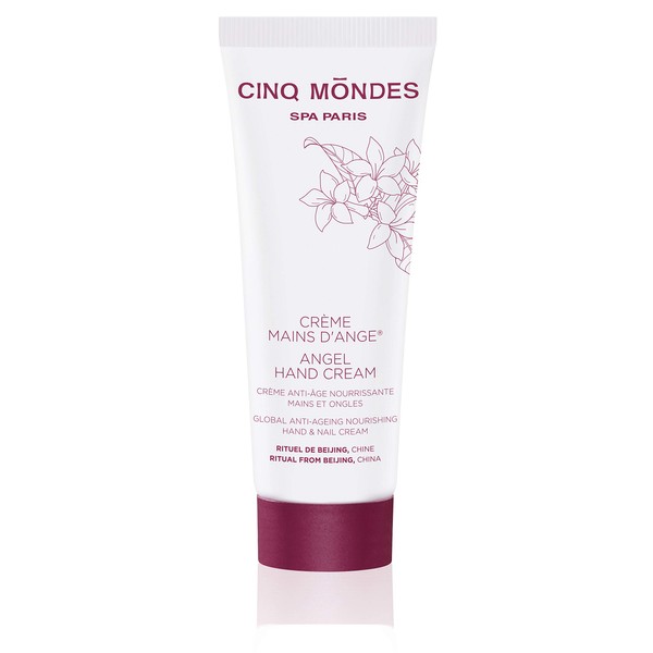 Cinq Mondes Angel Hand Cream to rehydrate, help strengthen the nails and gradually lighten the appearance of dark spots on the hands.